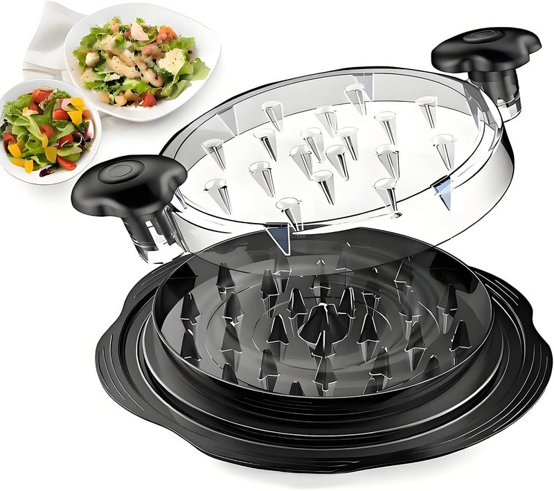 Yehenarn Chicken Shredder,Manual Meat Grinder,Pet Food Aid,High Resistance To 356 ° F, Free Of Bisphenol A,Strong Anti Slip,Easy To Use,Specially Designed For Grinding Meat And Vegetables (Black) - Image 1